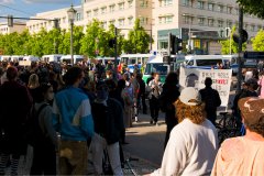Demo an der US-Botschaft