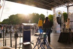 B&uuml;hnenblick vom Brandenburger Tor